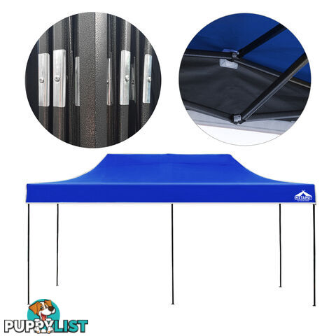 3X6 Pop Up Gazebo - Blue