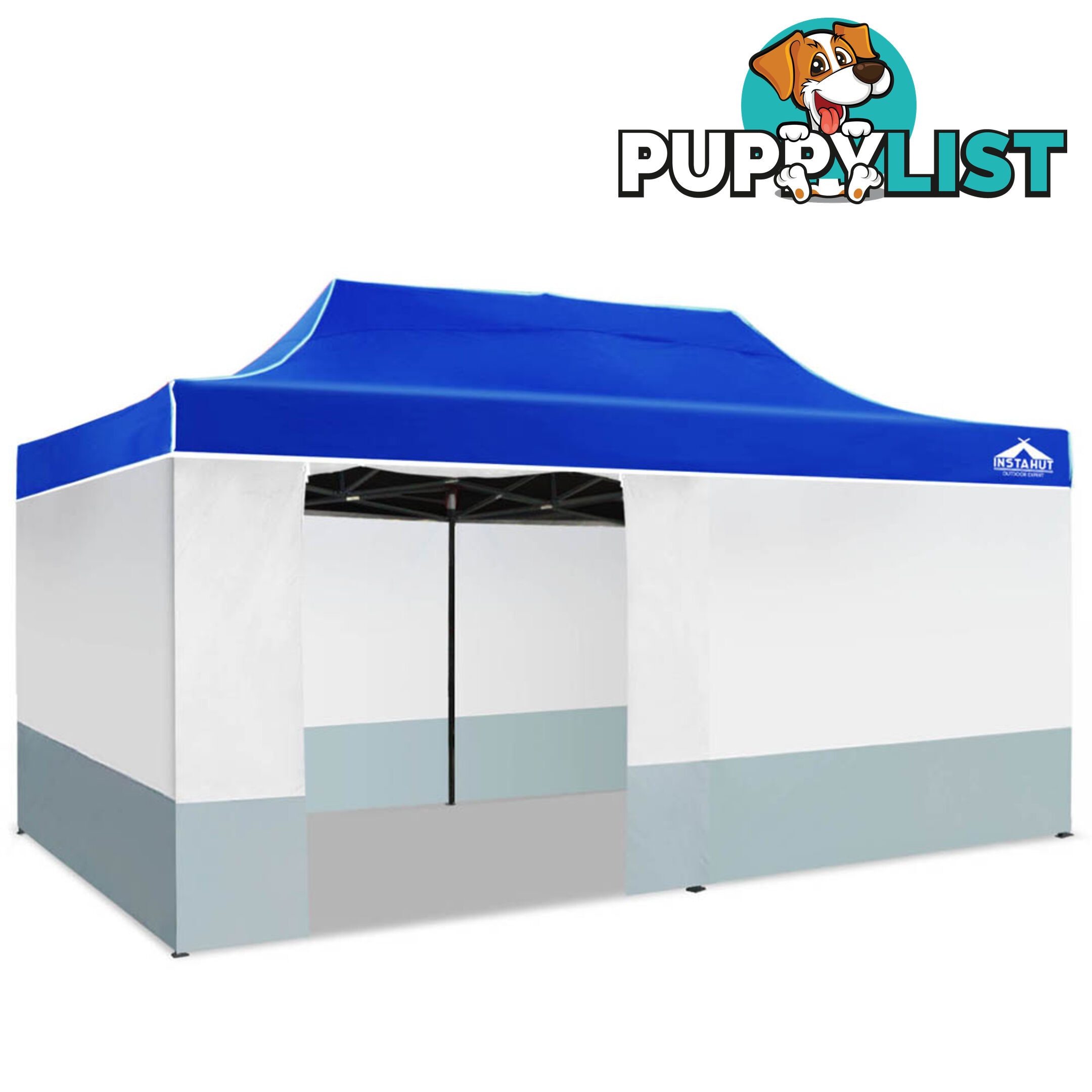 3X6 Pop Up Gazebo - Blue