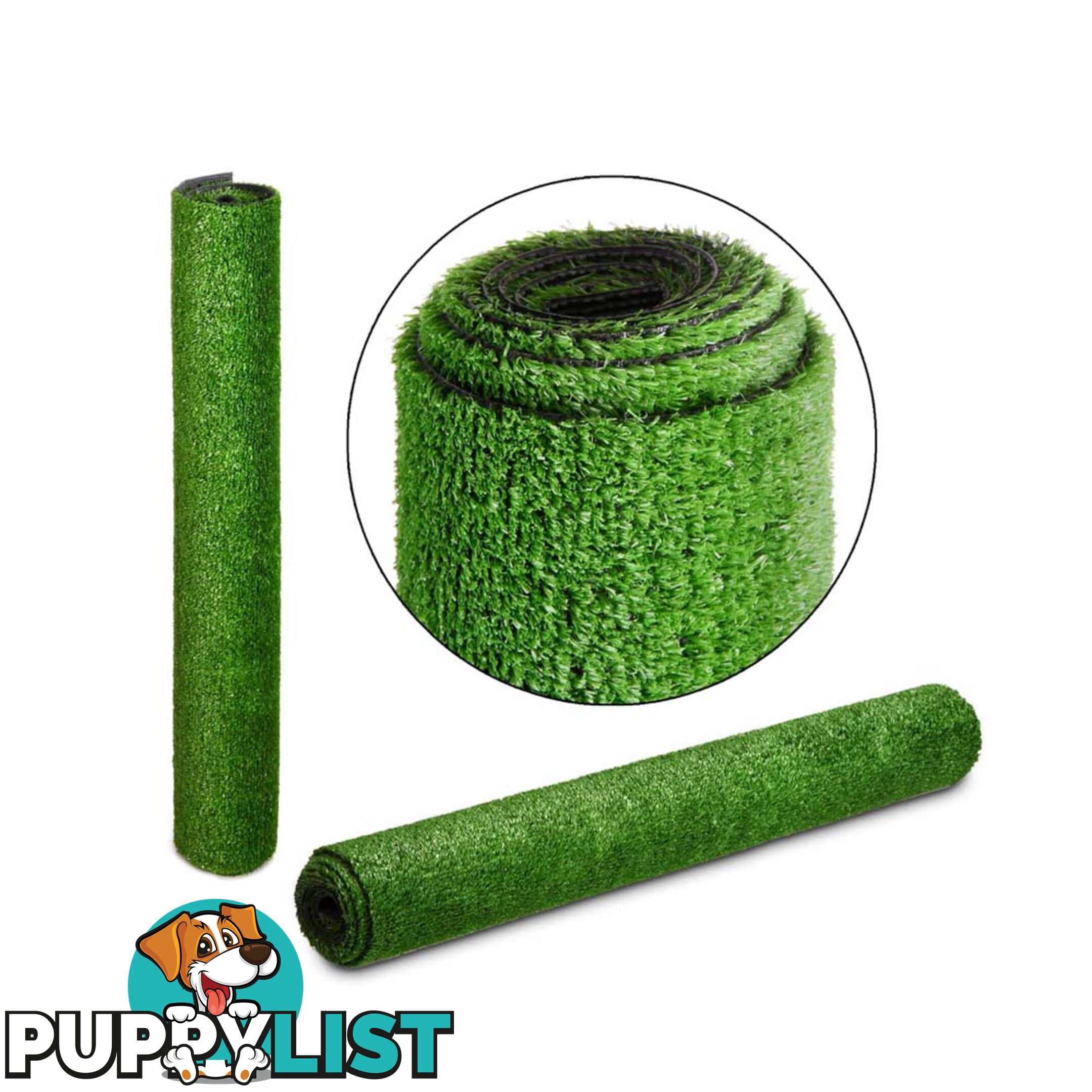 Artificial Grass 10 SQM Polypropylene Lawn Flooring 1X10M Green