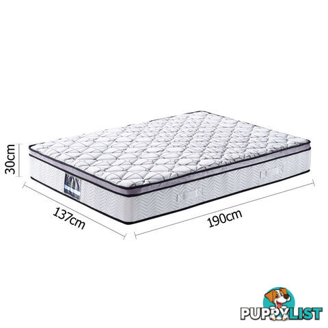 Cool Gel Memory Foam Euro Top Pocket Spring Mattress Double