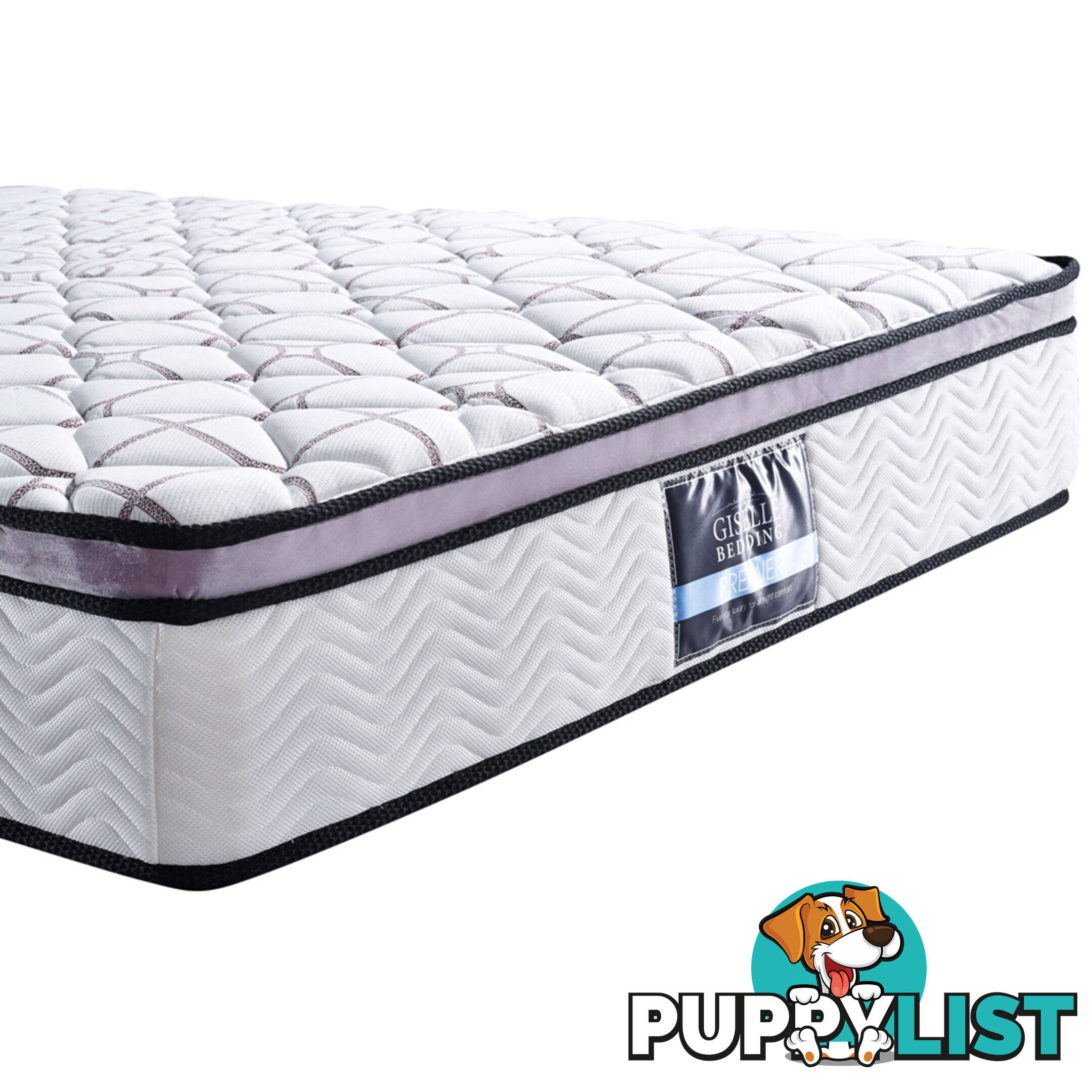 Cool Gel Memory Foam Euro Top Pocket Spring Mattress Double