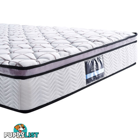 Cool Gel Memory Foam Euro Top Pocket Spring Mattress Double