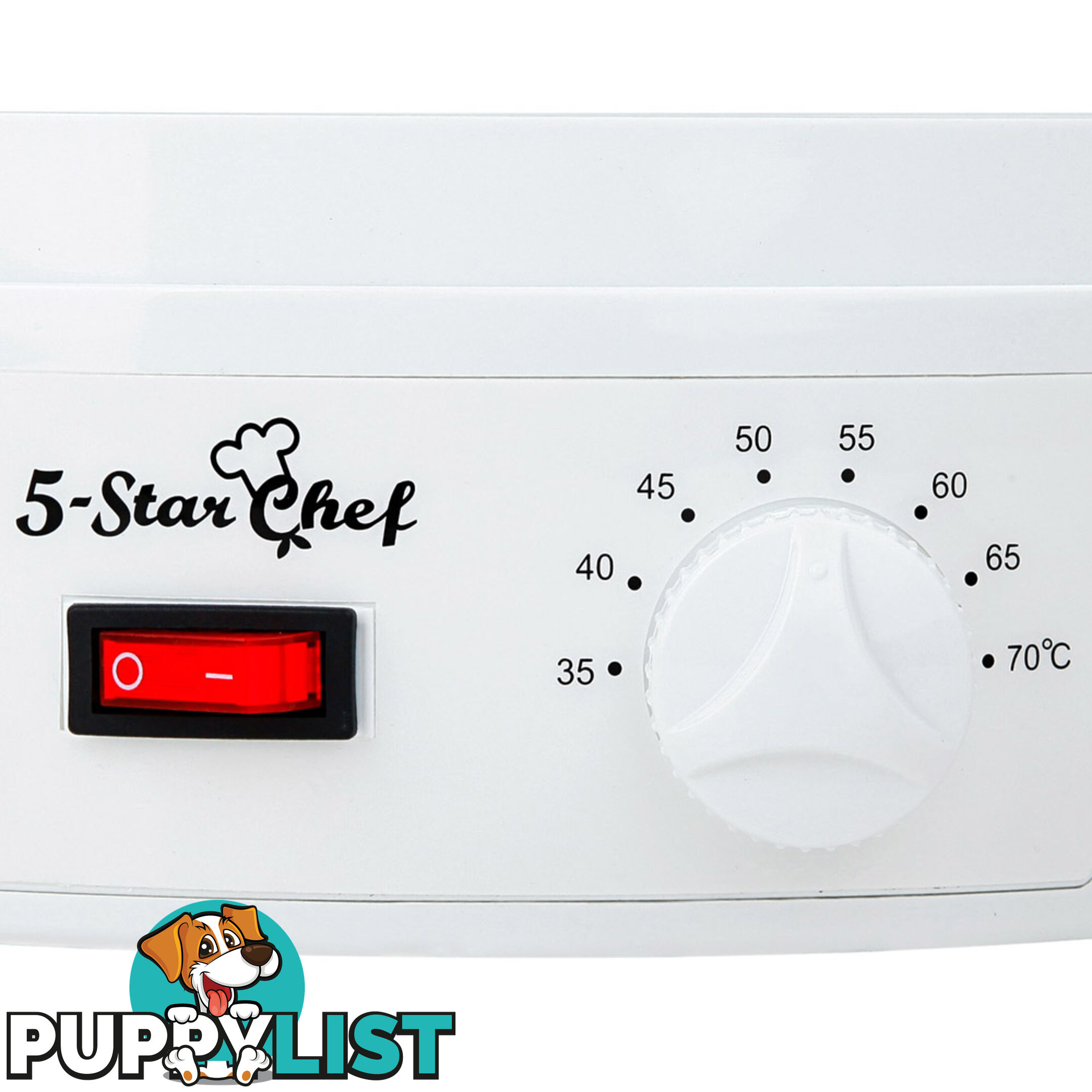 5 Trays Food Dehydrator White