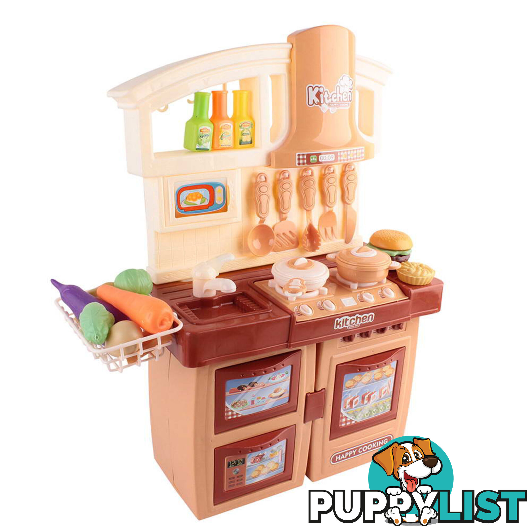 Kitchen Pretend Play Set Orange