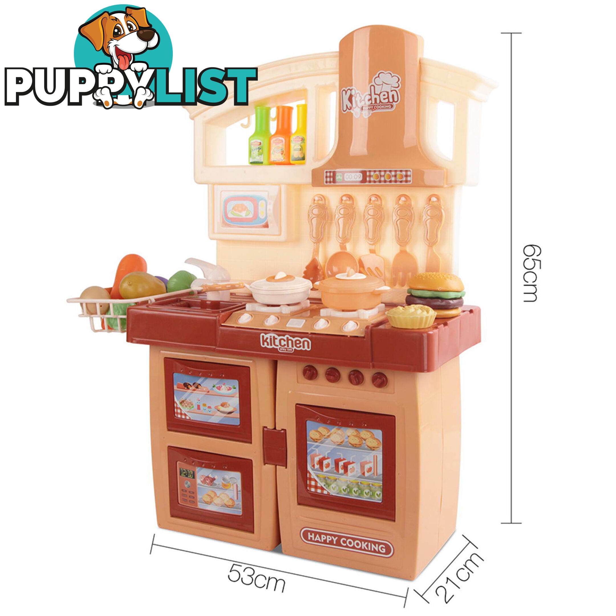 Kitchen Pretend Play Set Orange