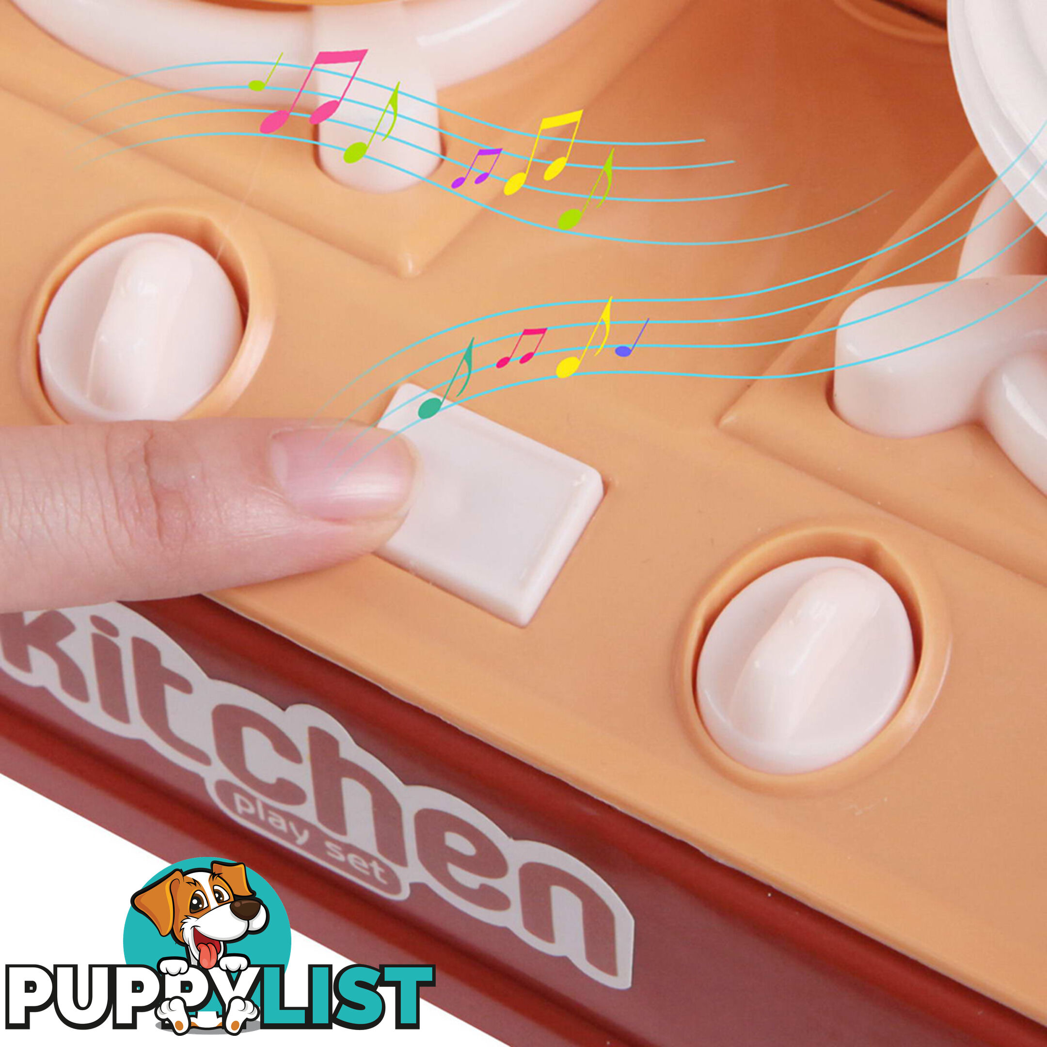 Kitchen Pretend Play Set Orange