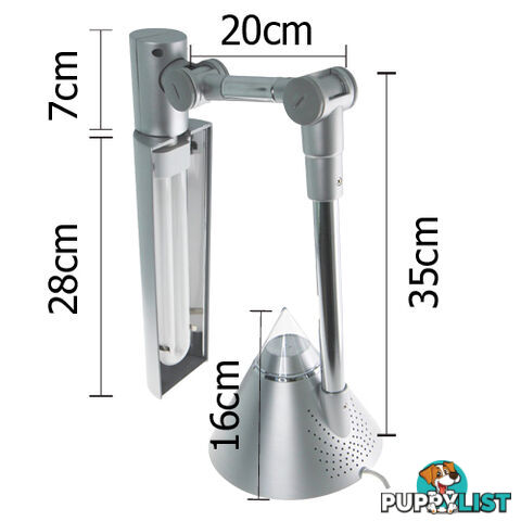 Ionmax Natural Light Desk Lamp DF3028 Silver