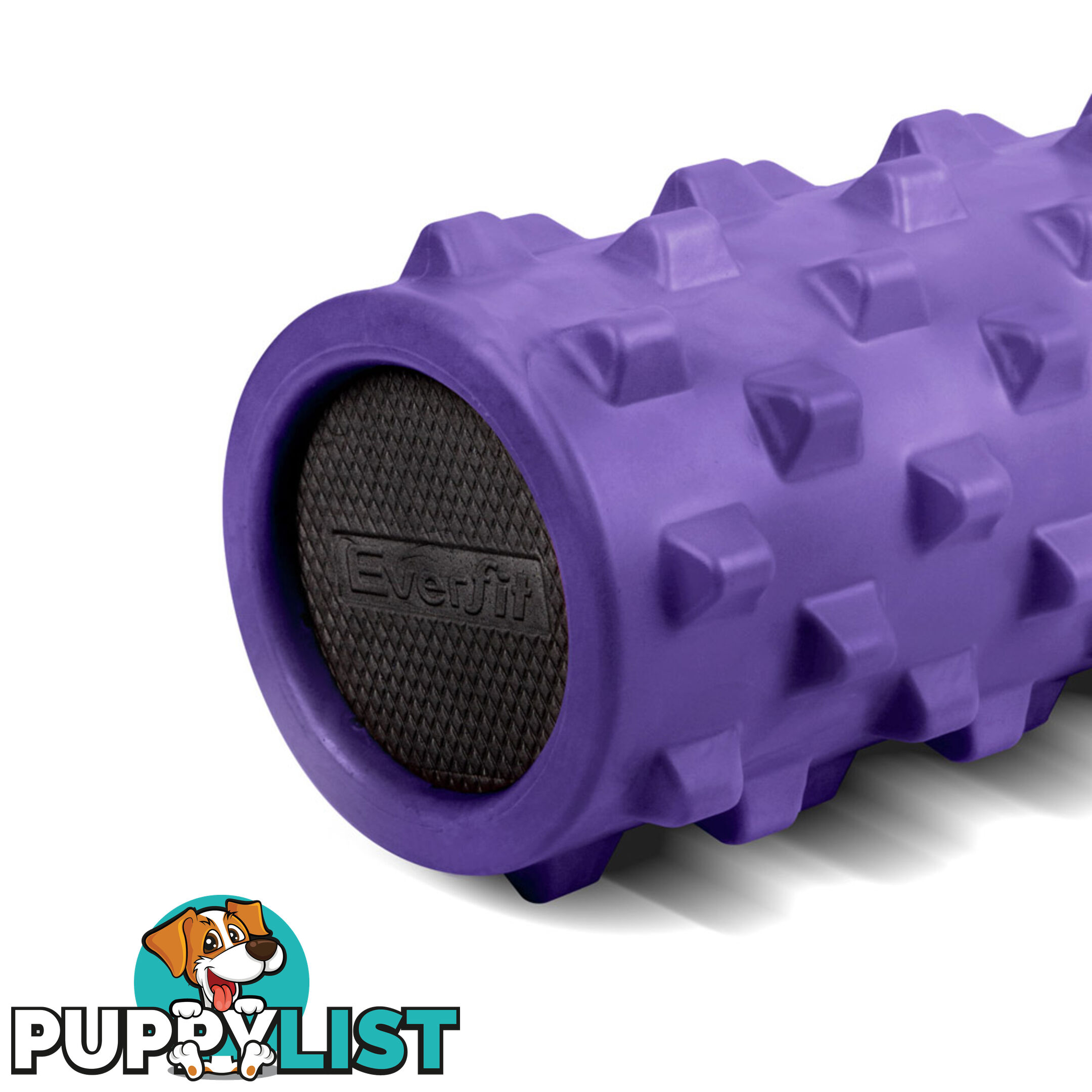 Yoga Gym Pilates EVA Stick Foam Roller Purple 79 x 13cm