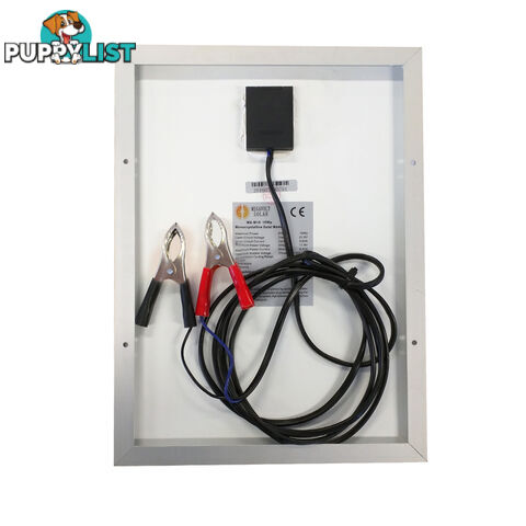 MINI 10W SOLAR PANEL KIT CARAVAN CAMPING POWER CHARGING 12V HOME BATTERY
