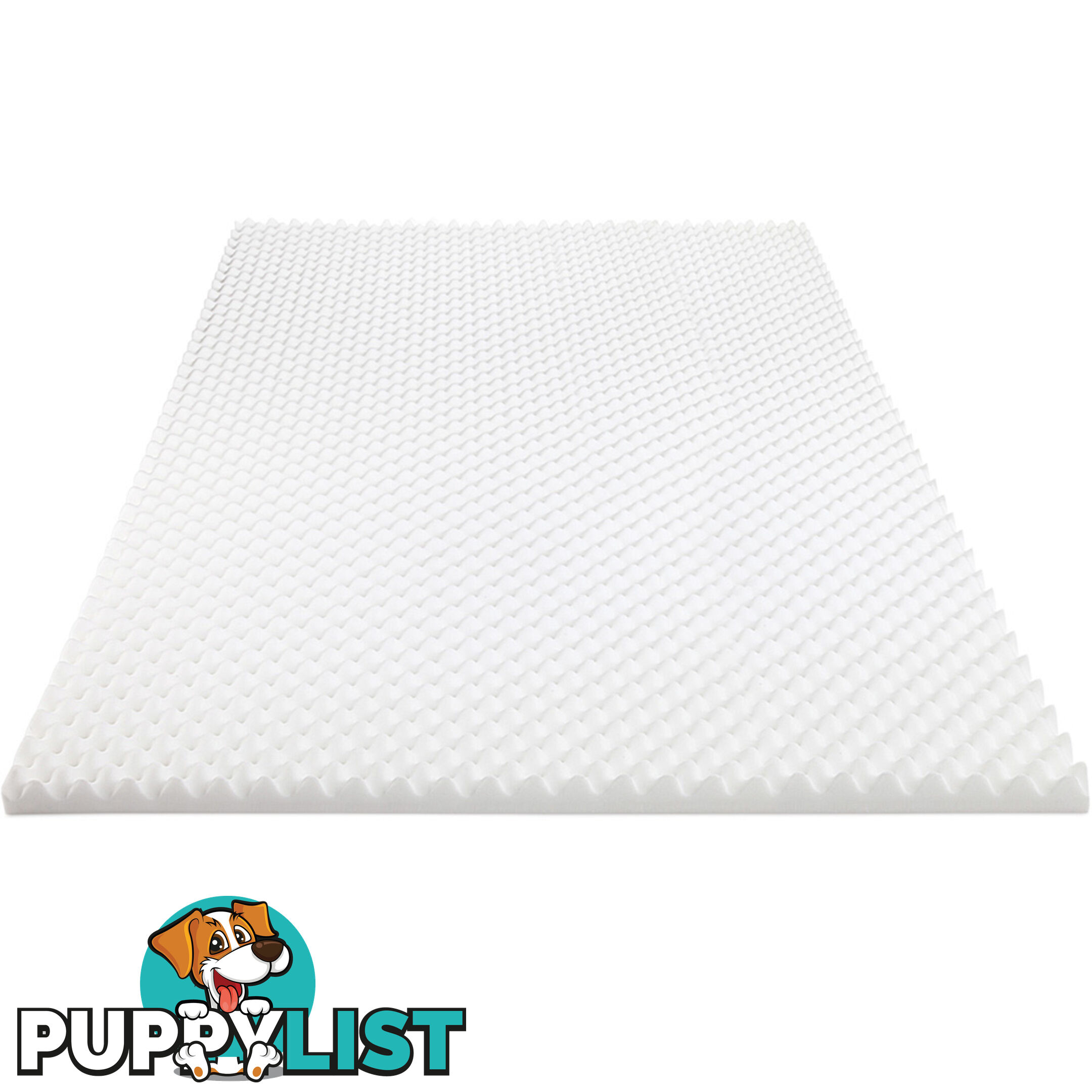 Deluxe Egg Crate Mattress Topper 5 cm Underlay Protector King