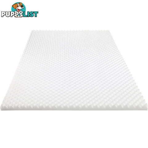 Deluxe Egg Crate Mattress Topper 5 cm Underlay Protector King