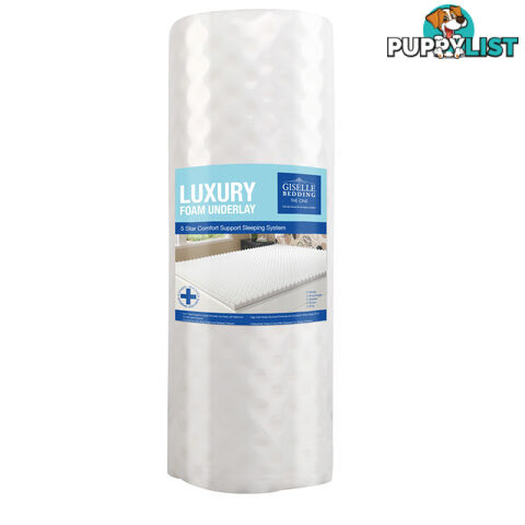 Deluxe Egg Crate Mattress Topper 5 cm Underlay Protector King