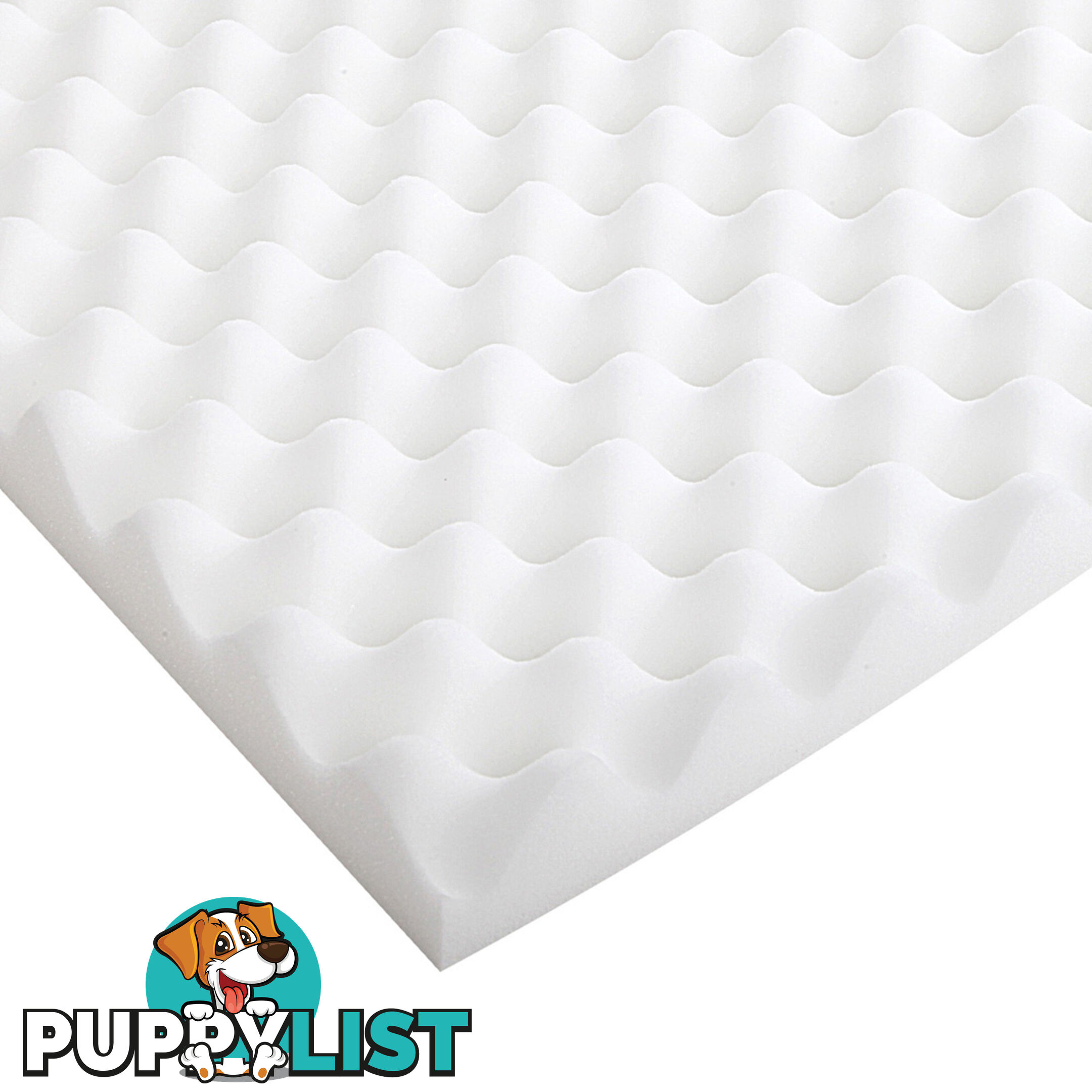 Deluxe Egg Crate Mattress Topper 5 cm Underlay Protector King