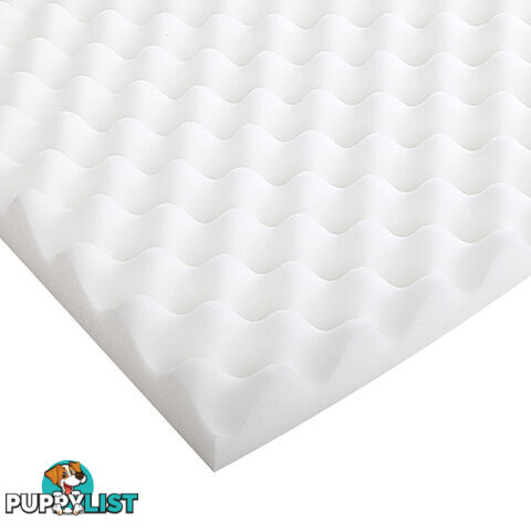 Deluxe Egg Crate Mattress Topper 5 cm Underlay Protector King