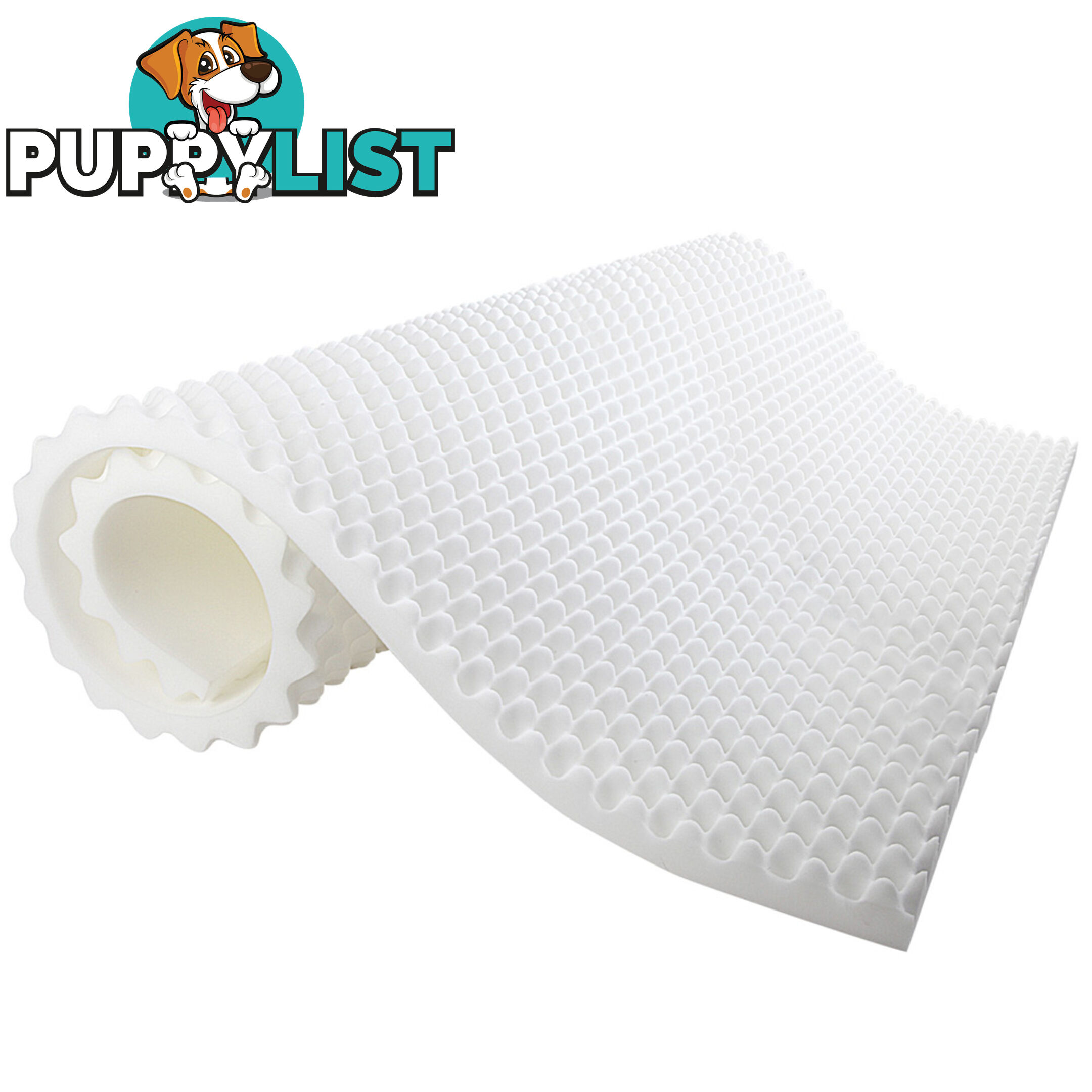 Deluxe Egg Crate Mattress Topper 5 cm Underlay Protector King