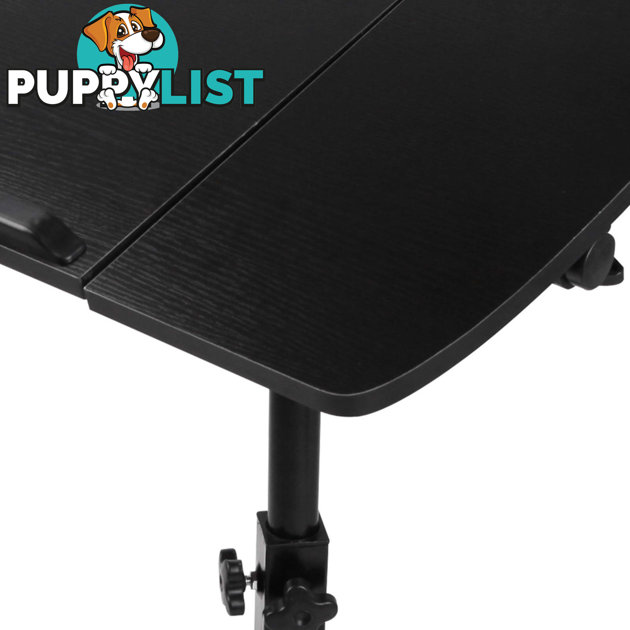 Rotating Mobile Laptop Adjustable Desk Black