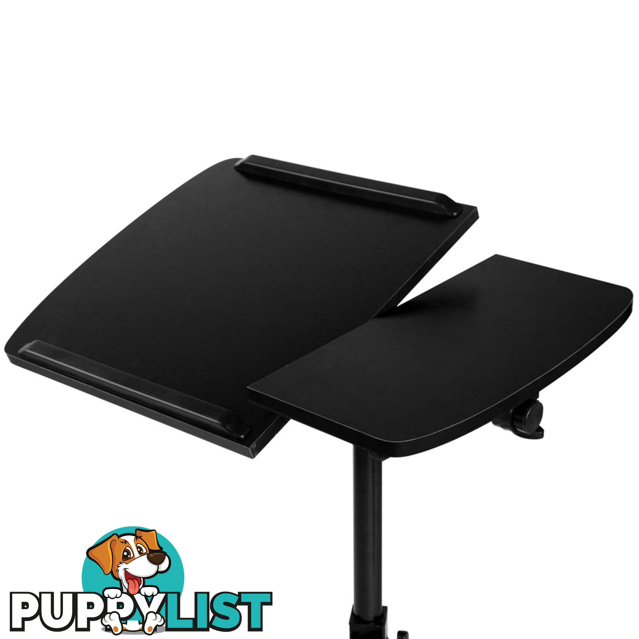 Rotating Mobile Laptop Adjustable Desk Black