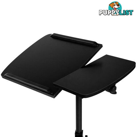 Rotating Mobile Laptop Adjustable Desk Black