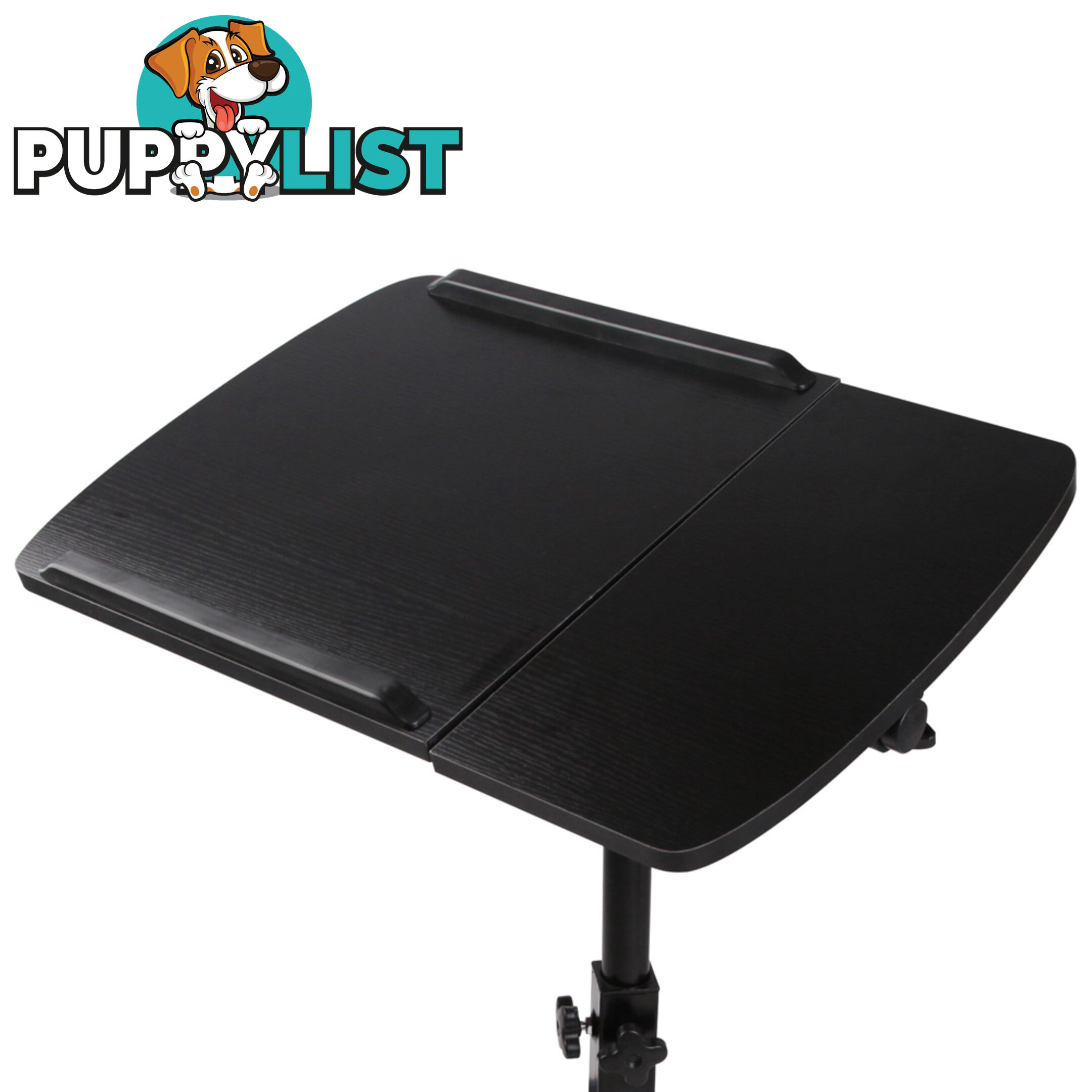 Rotating Mobile Laptop Adjustable Desk Black