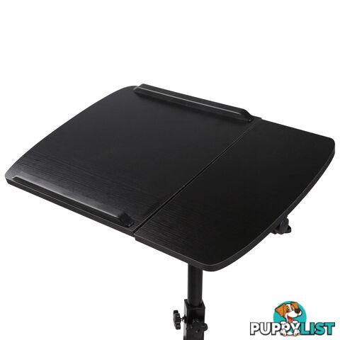 Rotating Mobile Laptop Adjustable Desk Black