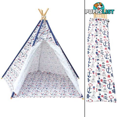 5 Poles Teepee Tent w/ Storage Bag