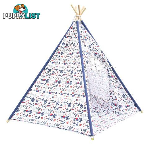 5 Poles Teepee Tent w/ Storage Bag