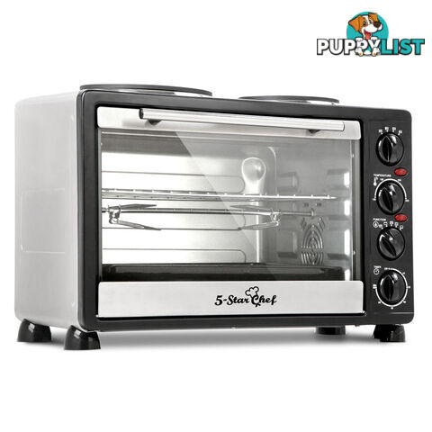 34L Benchtop Convection Oven with Twin Hot Plate