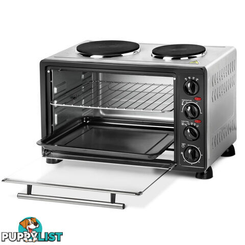 34L Benchtop Convection Oven with Twin Hot Plate