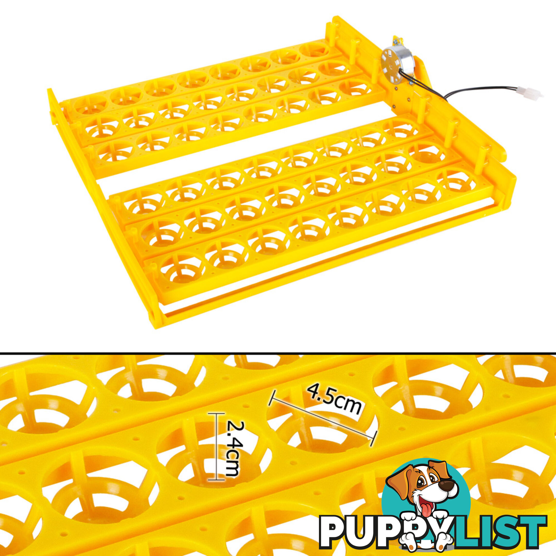 Automatic 48 Egg Incubator Yellow