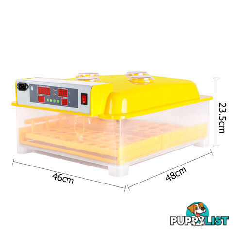 Automatic 48 Egg Incubator Yellow