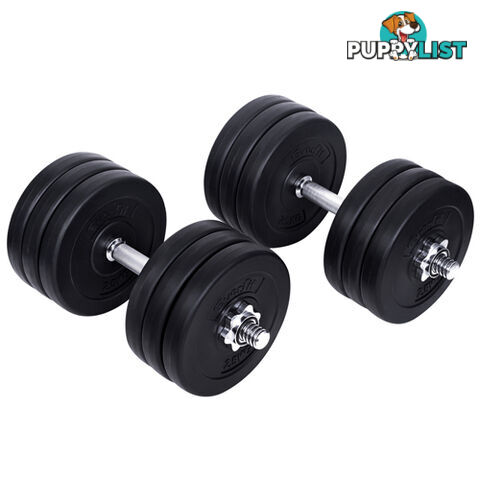 35kg Fitness Gym Exercise Dumbbell Set