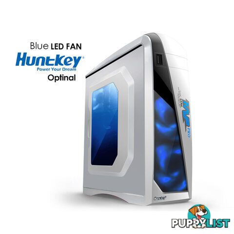 Huntkey MVP Pro  Gaming computer chassis - Blue (No PSU Included)