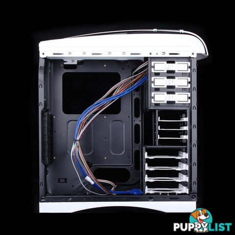 Huntkey MVP Pro  Gaming computer chassis - Blue (No PSU Included)