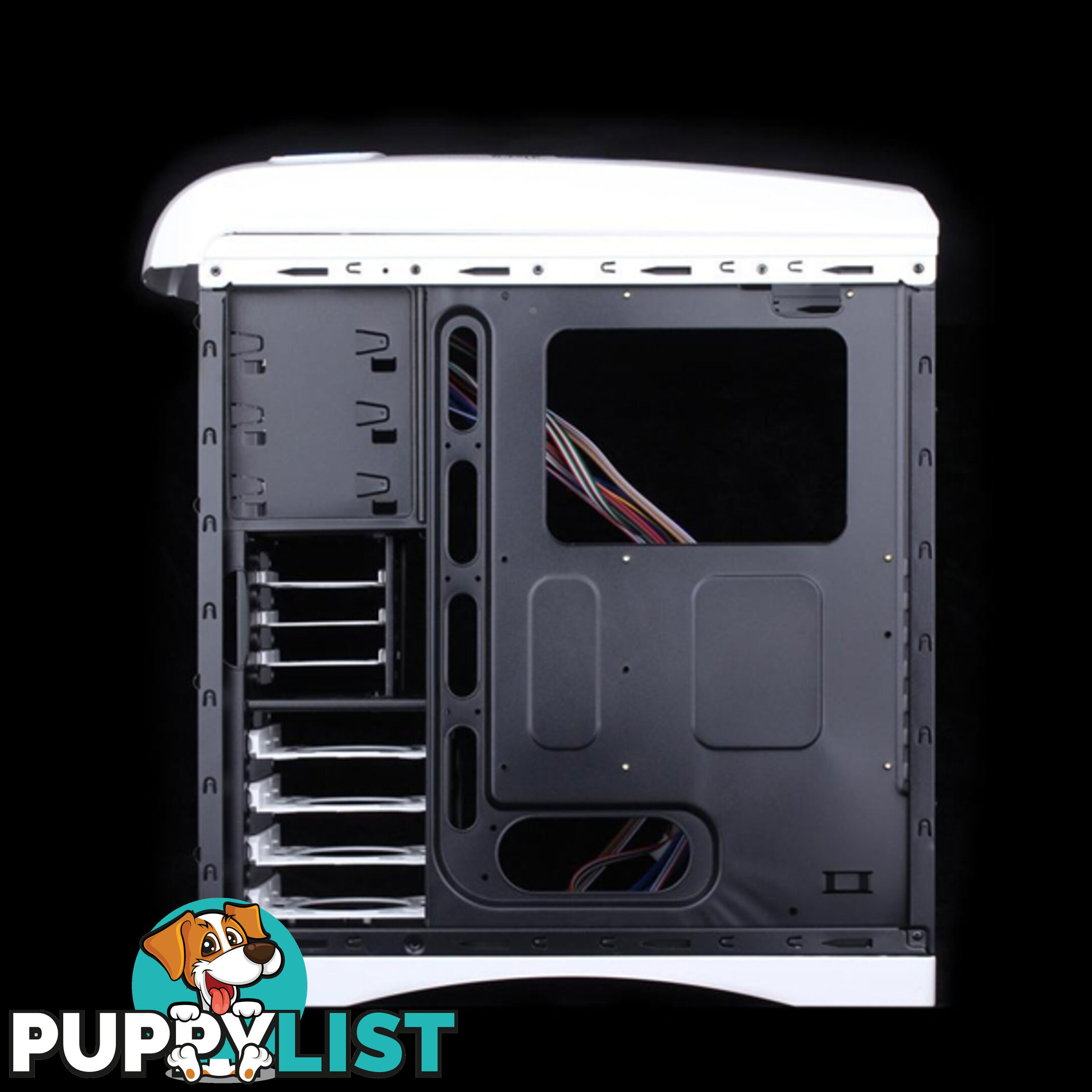 Huntkey MVP Pro  Gaming computer chassis - Blue (No PSU Included)