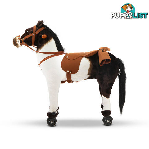 Ride on Pedal Toy Pony - White