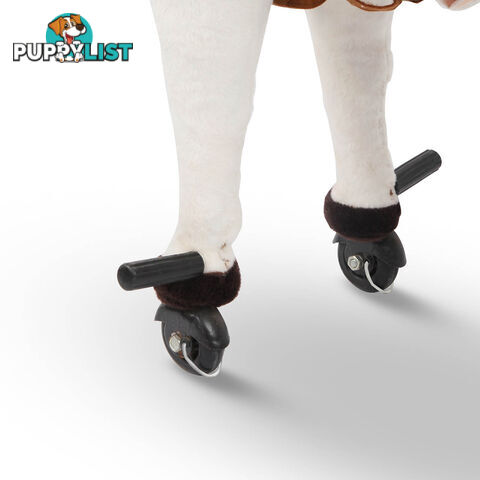 Ride on Pedal Toy Pony - White