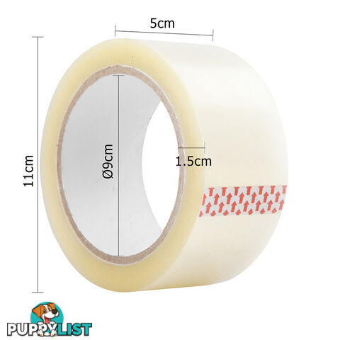 108 Rolls Transparent Packing Tape