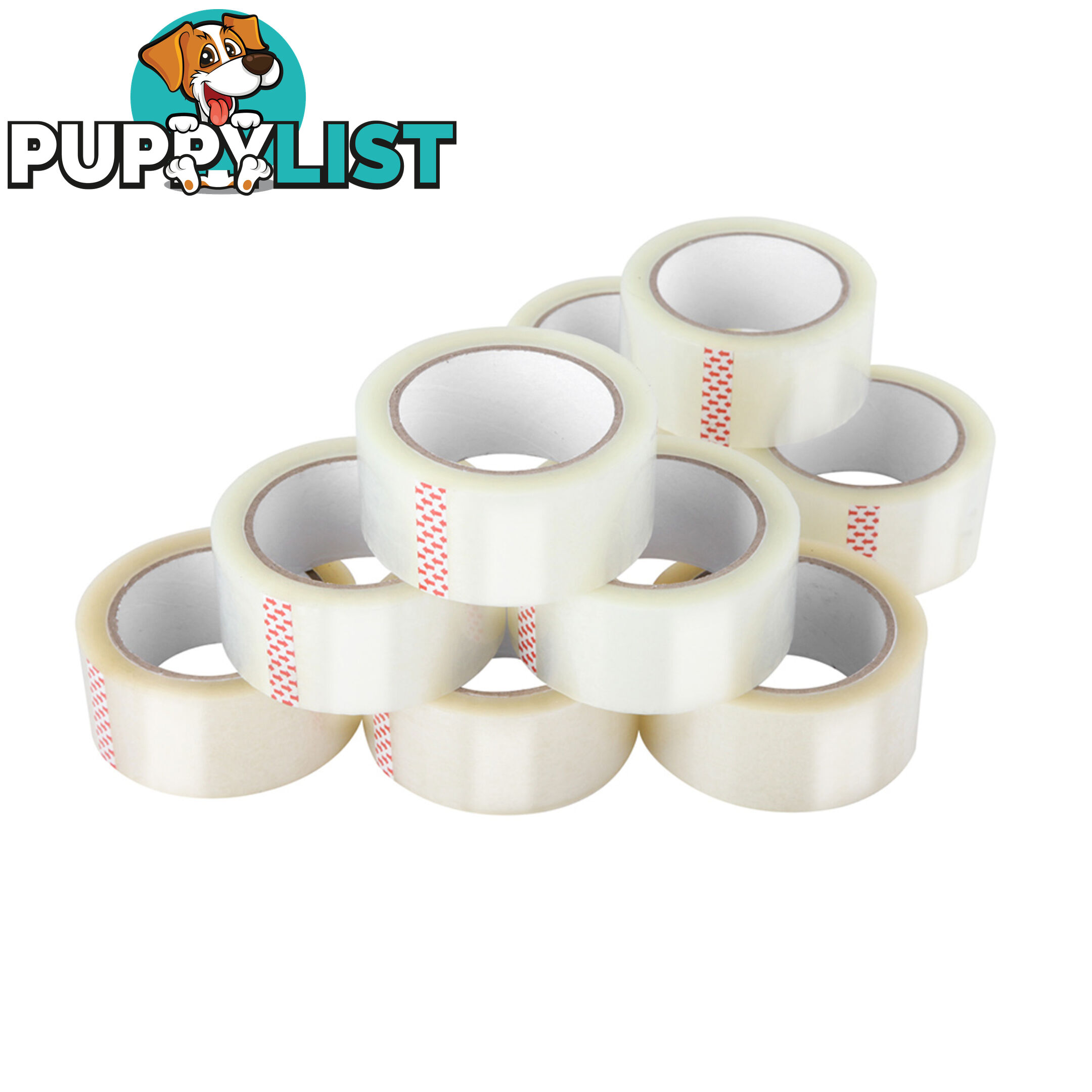 108 Rolls Transparent Packing Tape