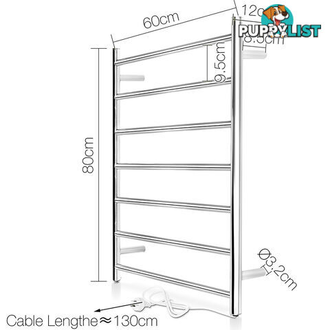 Electric Heated Towel Rail - Medium