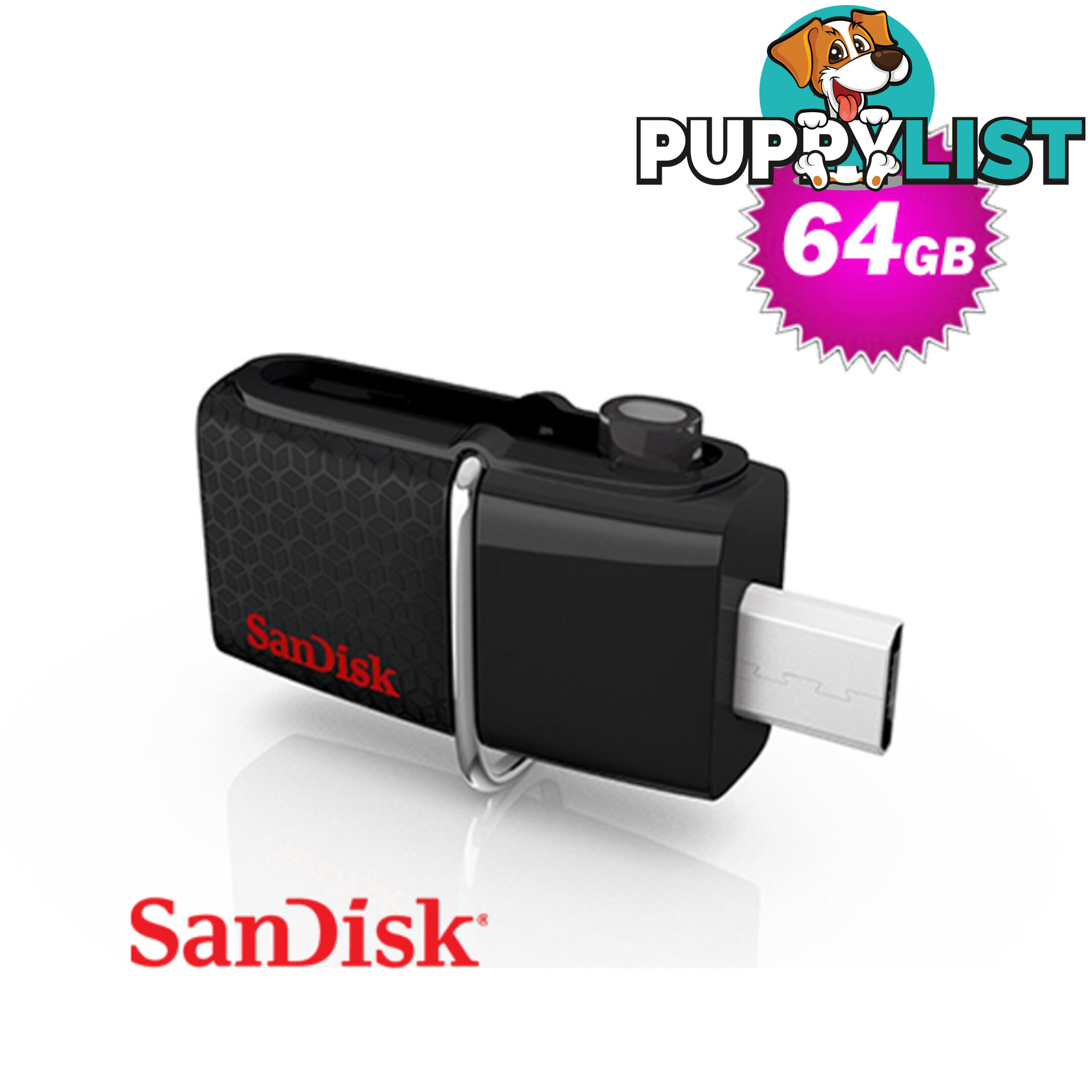 Sandisk SDDD2-064G OTG-64G Ultra Dual USB 3.0 Pen Drive