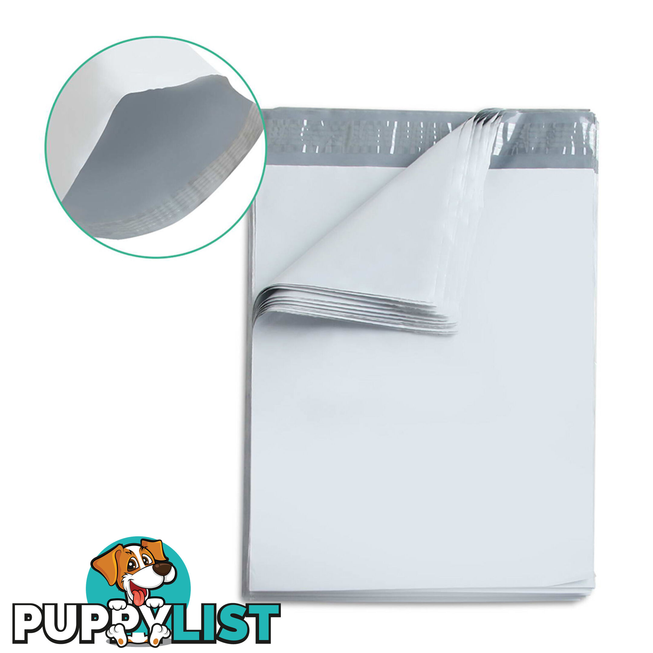 Set of 200 Poly Mailer Bags - 225 x 330mm