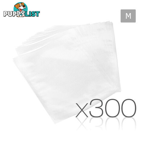 300 Food Sealer Bags: 20 x 30cm