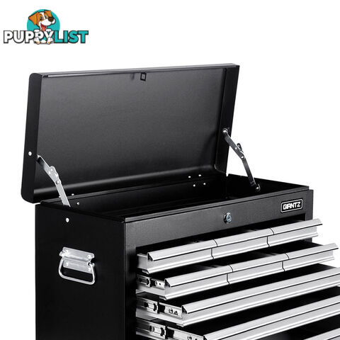 9 Drawers Tool Box Chest Black/Grey