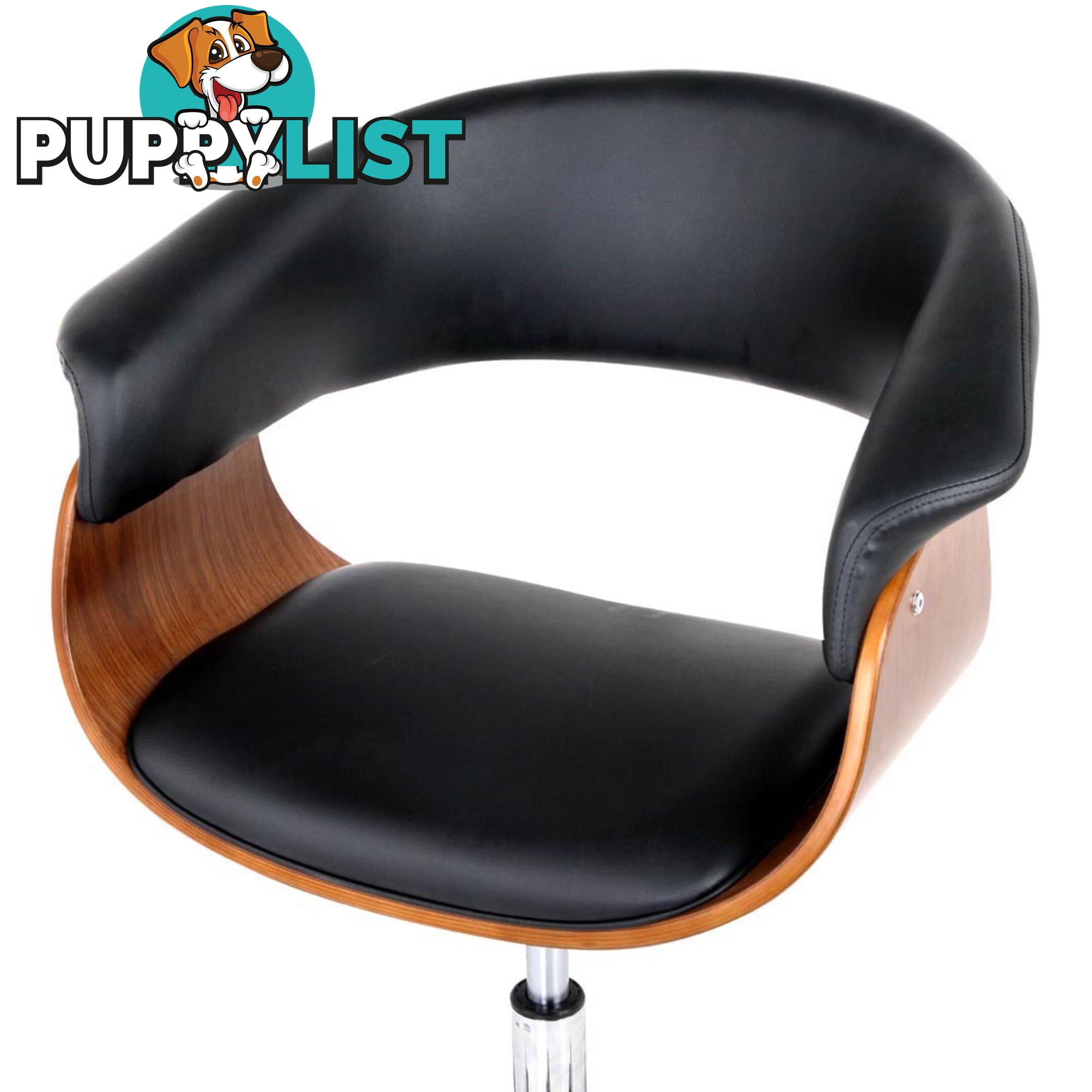 PU Leather Curved Office Chair