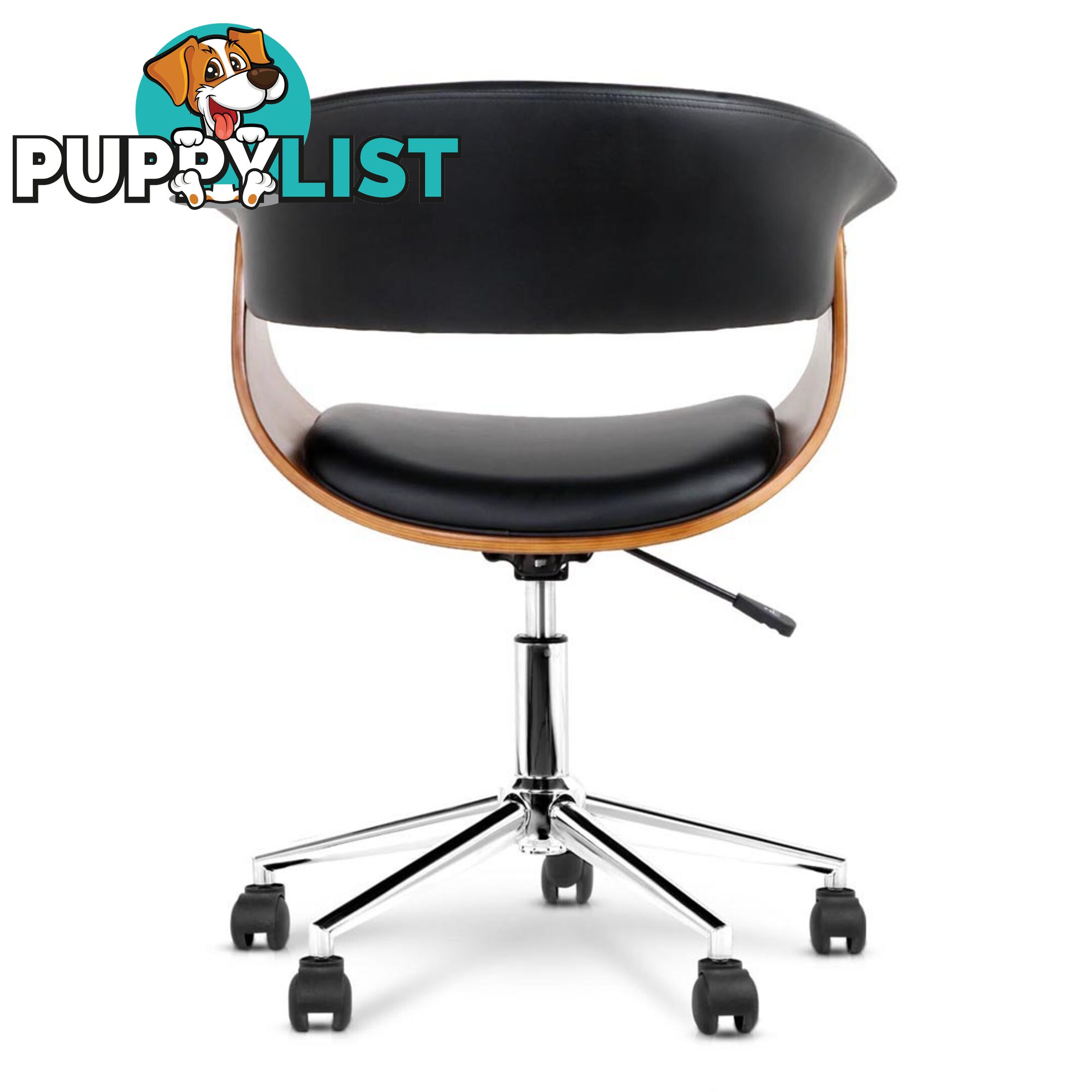 PU Leather Curved Office Chair