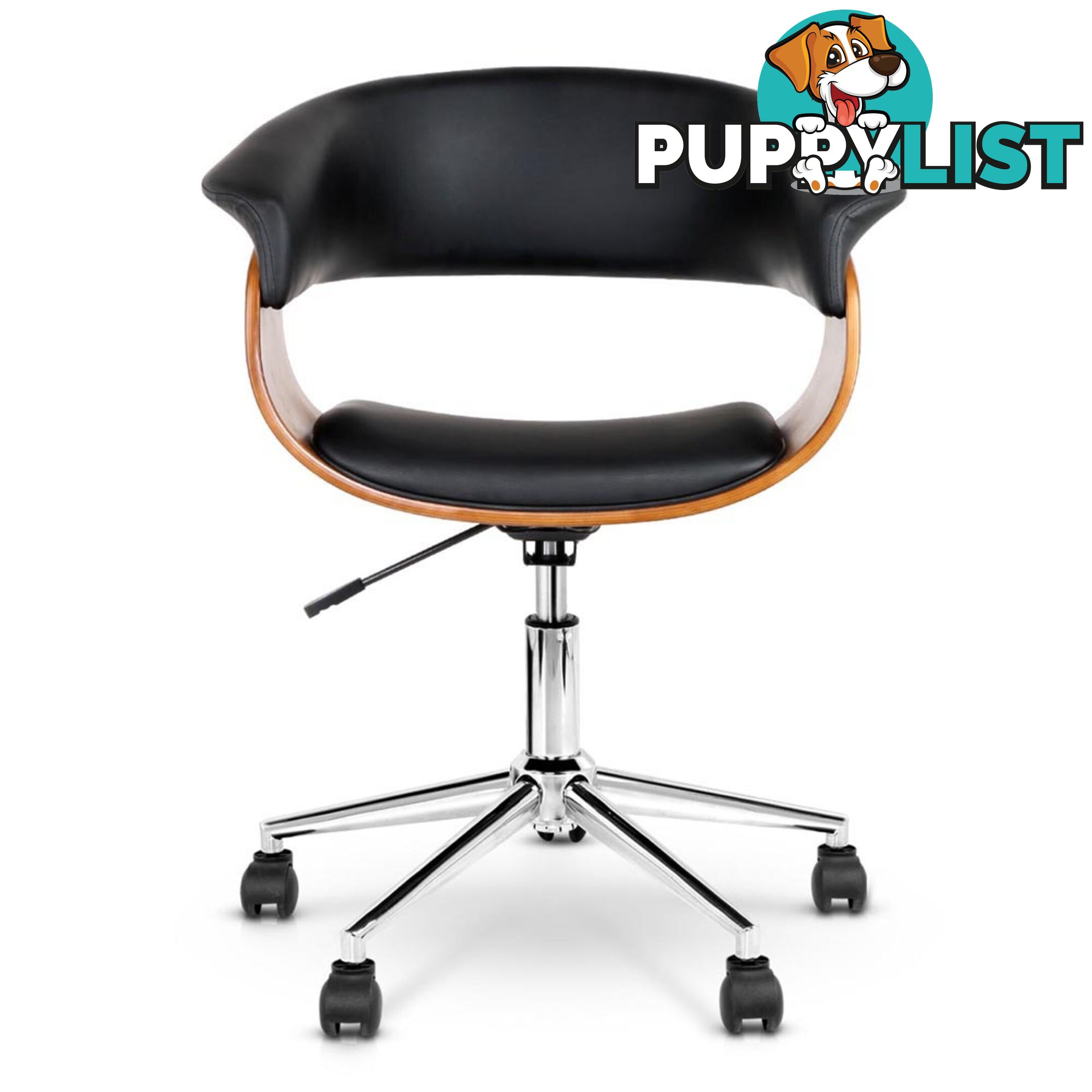 PU Leather Curved Office Chair