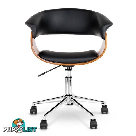 PU Leather Curved Office Chair