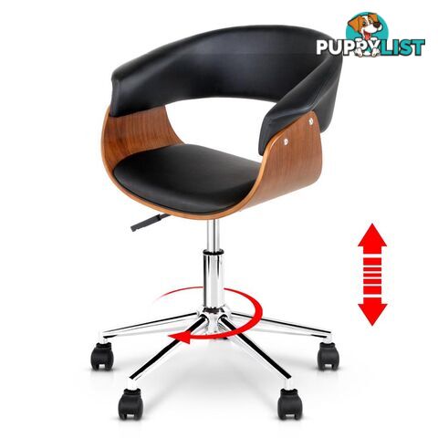 PU Leather Curved Office Chair