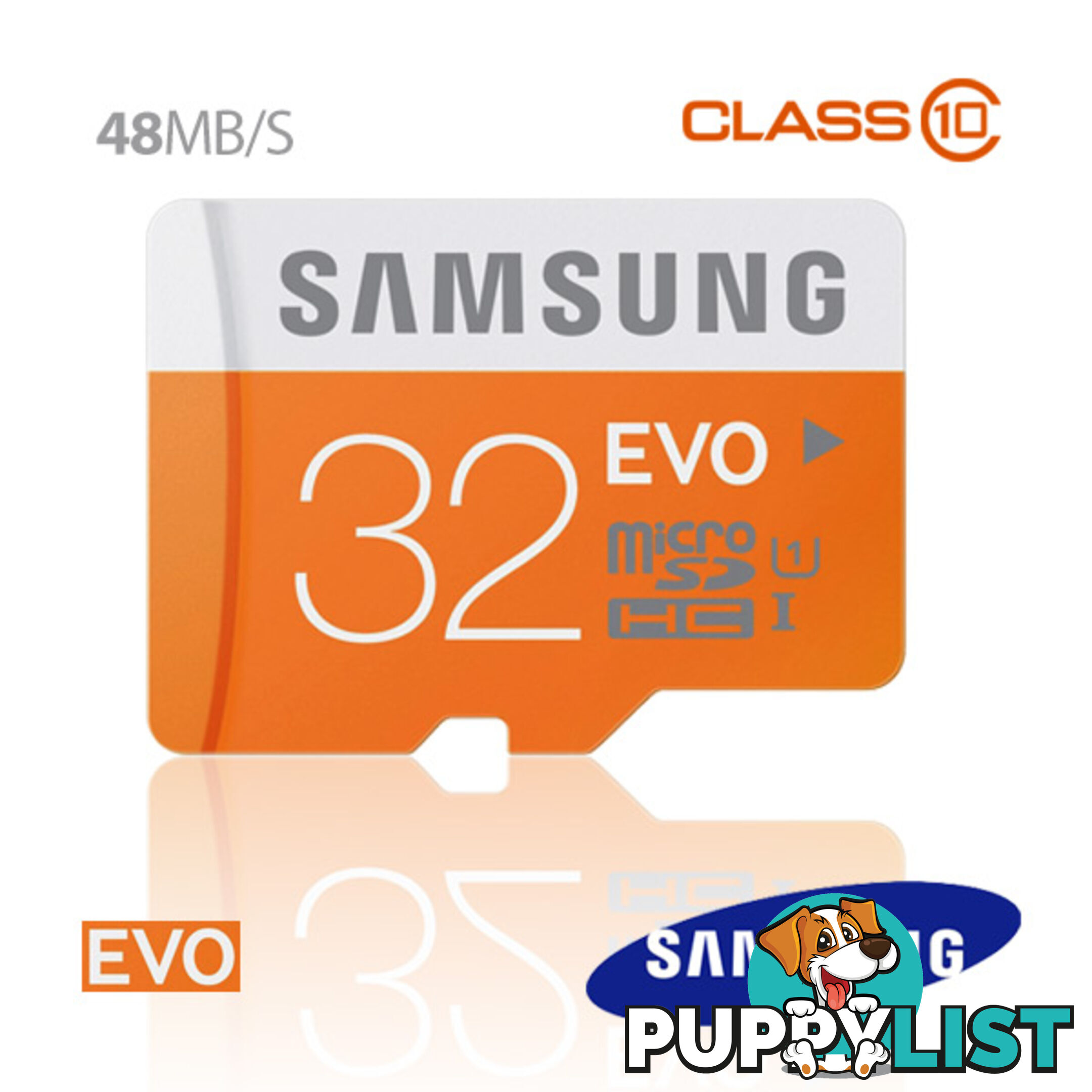 SAMSUNG 32GB MicroSDHC EVO CLASS10 UHS Upto 48MB/s (MB-MP32D)