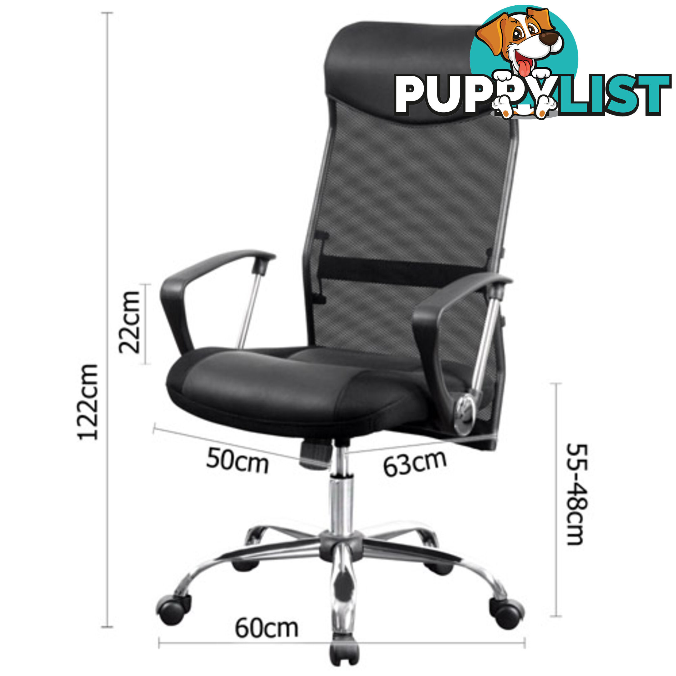 Executive Mesh Office Computer Chair Black